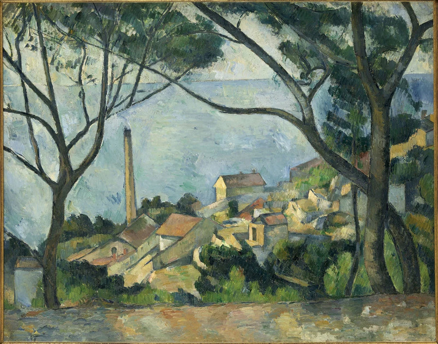 Havet ved l'Estaque - Paul Cézanne