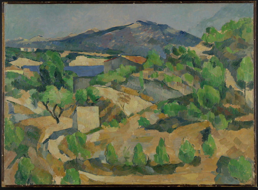 Dæmningen af François Zola - Paul Cézanne