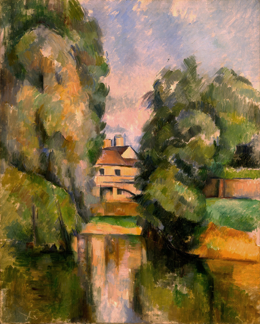 Den brændte mølle i Maisons-Alfort - Paul Cézanne