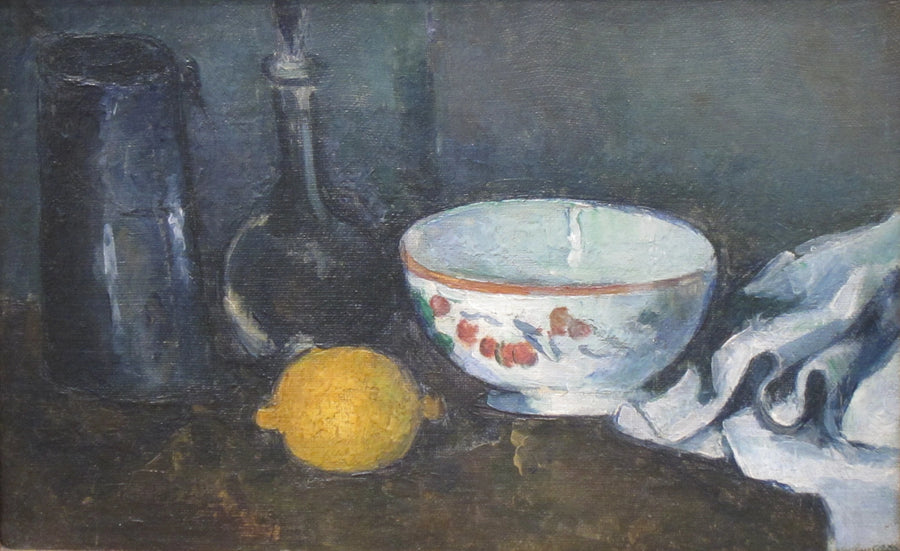 Mælkekasse og citron, I - Paul Cézanne