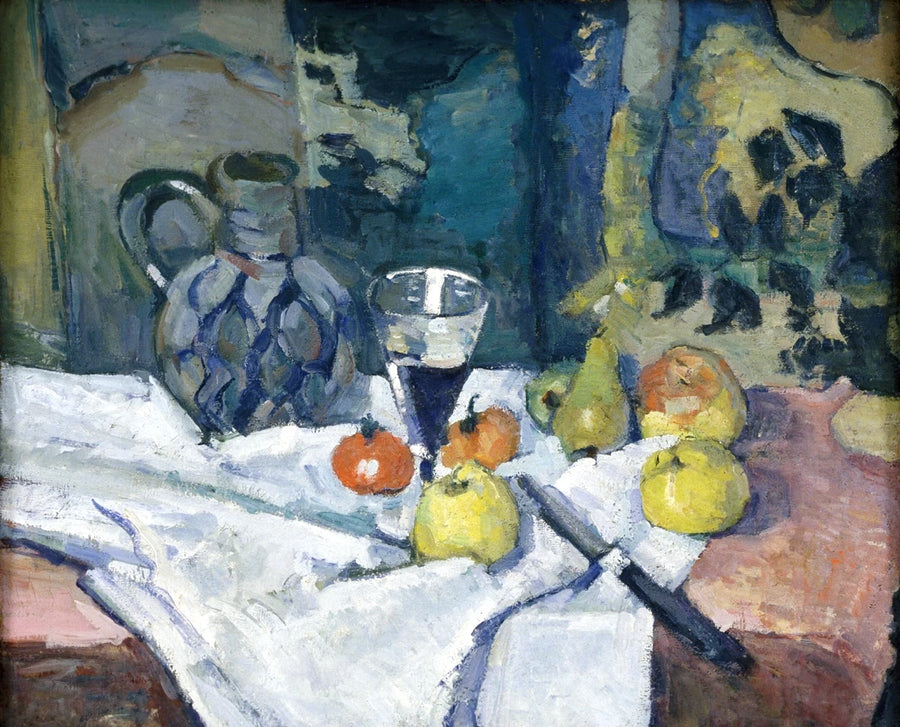 Stilleben med stentøjskrukke - Paul Cézanne