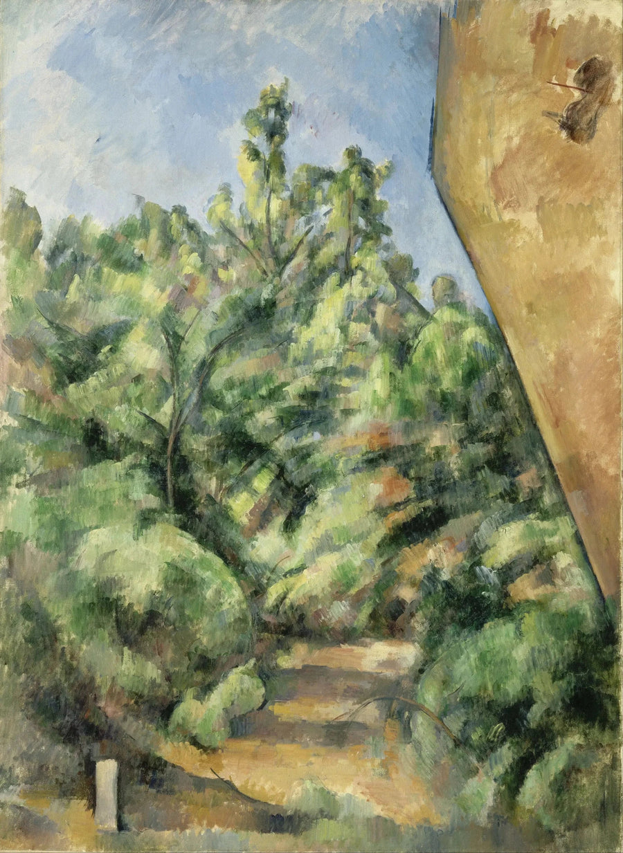 Den røde klippe - Paul Cézanne