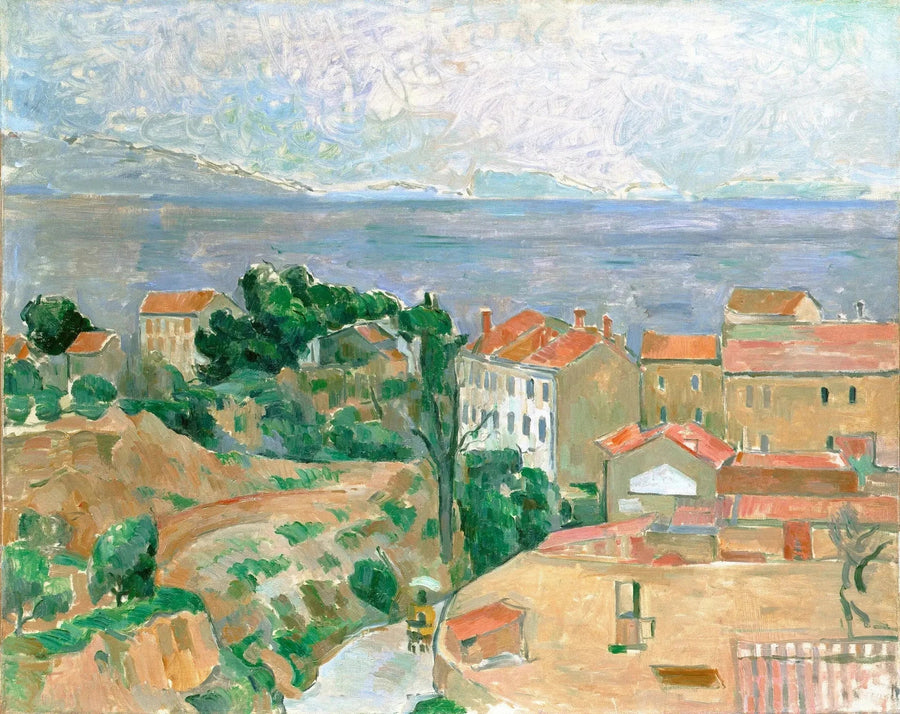 Udsigt over l'Estaque - Paul Cézanne