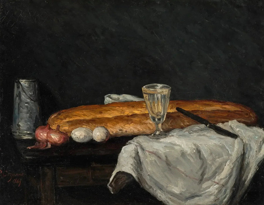 Brød og Æg - Paul Cézanne
