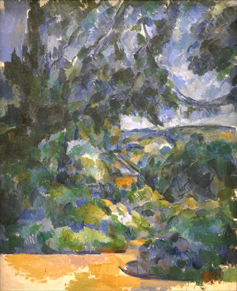 Blåt landskab - Paul Cézanne