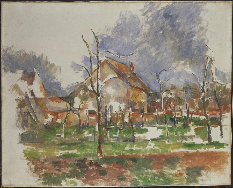 Vinterlandskab (Giverny) - Paul Cézanne