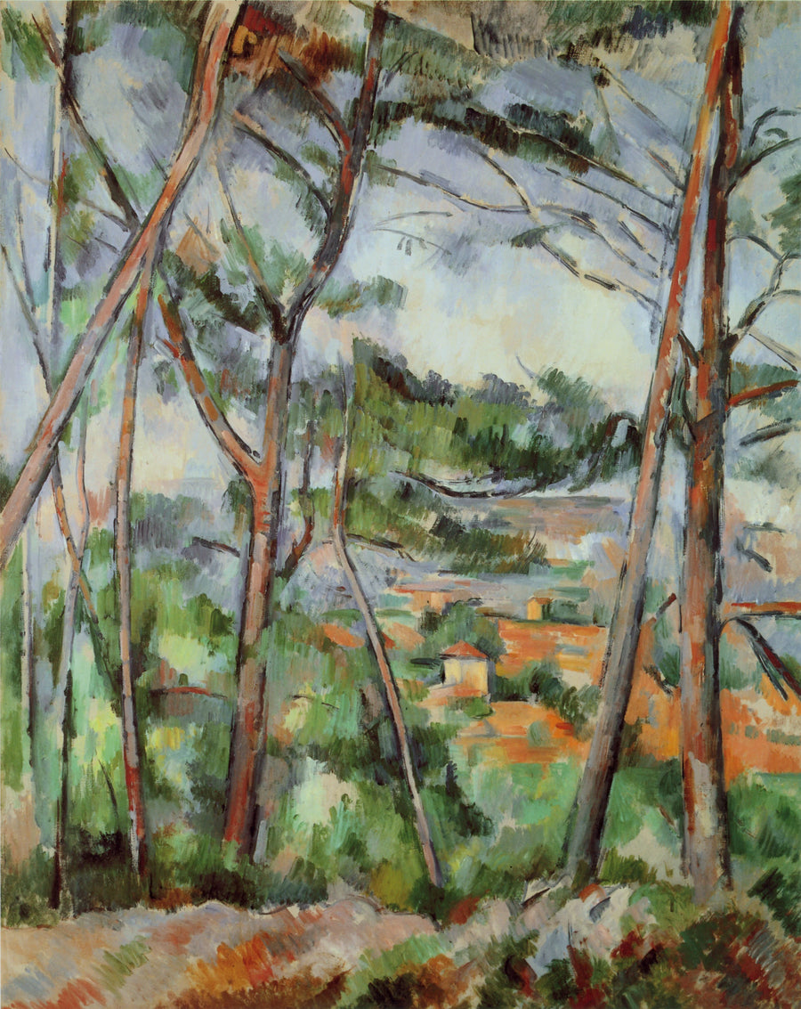 Landskab omkring Aix (Arc-sletten) - Paul Cézanne