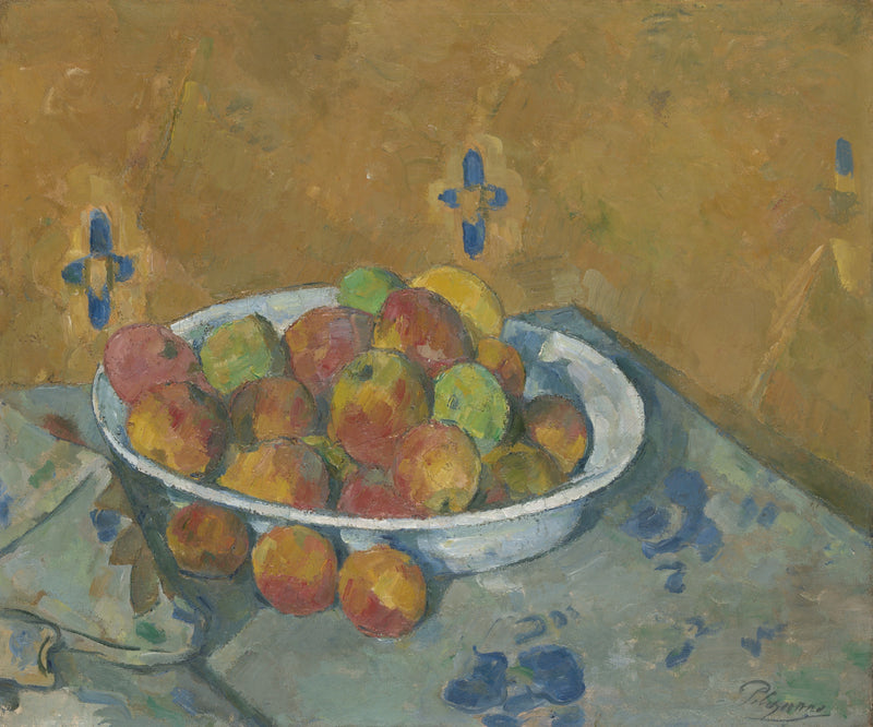 Æbletallerkenen - Paul Cézanne