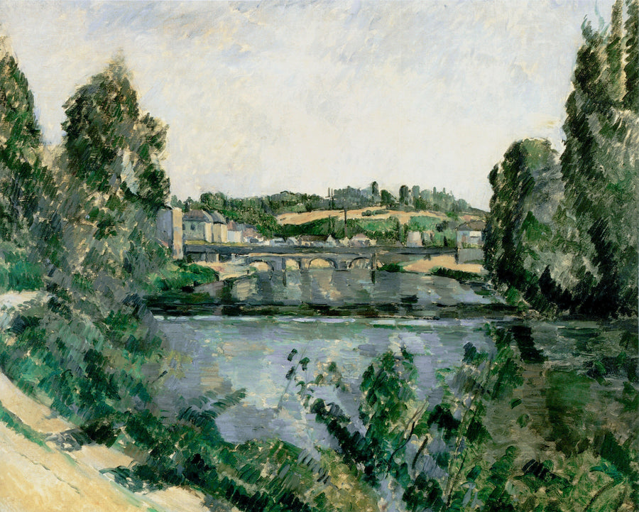 Broen og afløbet i Pontoise - Paul Cézanne
