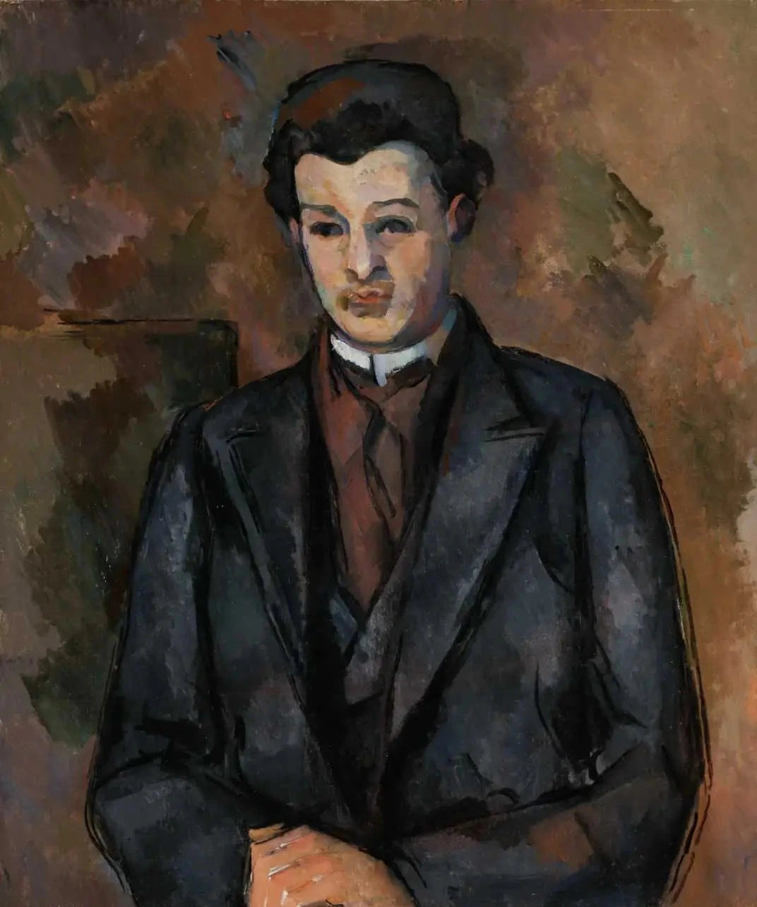 Portrait d’Alfred Hauge, 1899, Paul Cézanne, Norton Museum of Art – reproduction peinture à l’huile sur toile