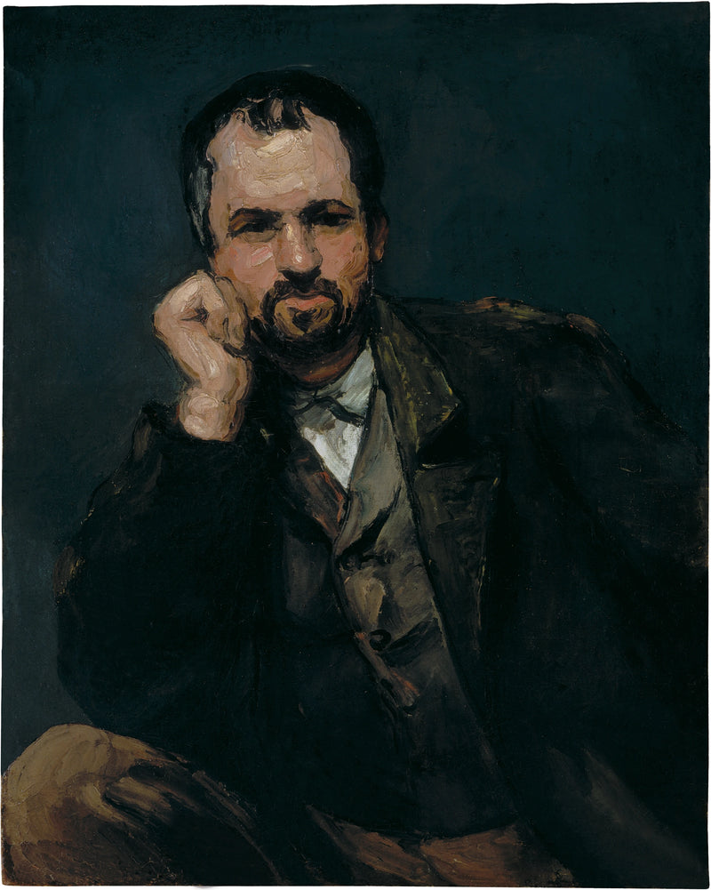 Portræt af en mand - Paul Cézanne