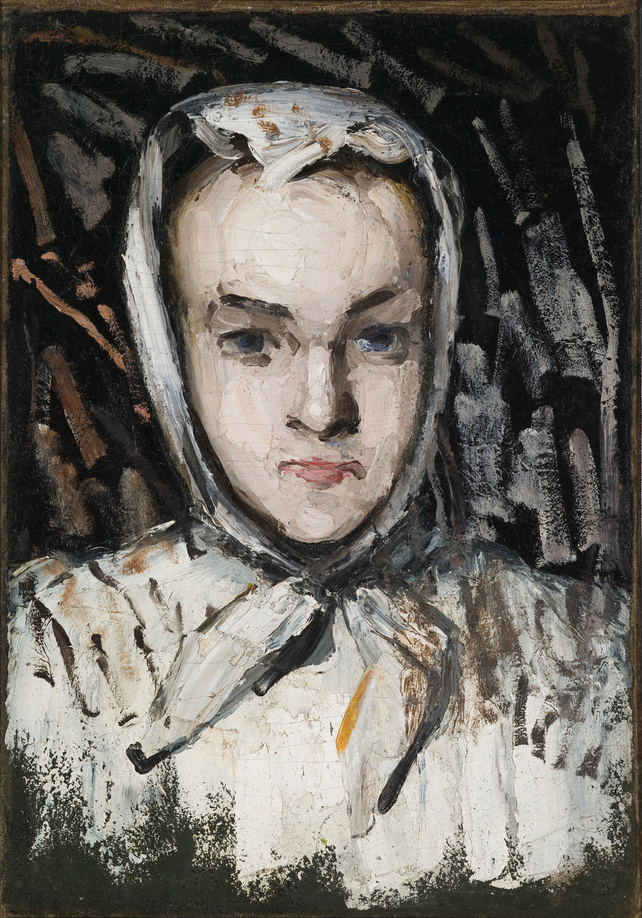 Portræt af Marie Cézanne, kunstnerens søster - Paul Cézanne