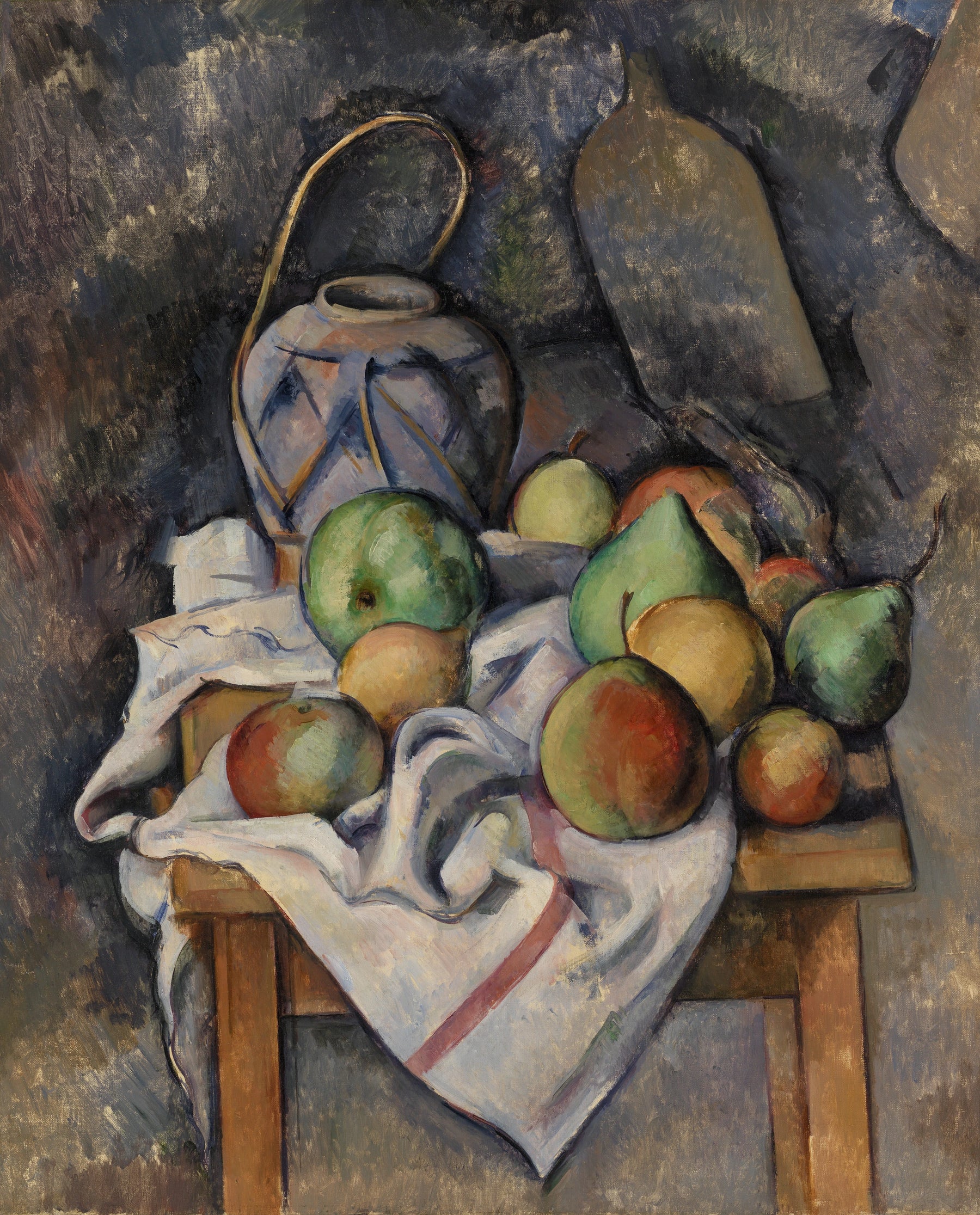 Pot de gingembre vers 1895 Paul Cézanne Barnes Foundation BF23 – reproduction peinture à l’huile sur toile