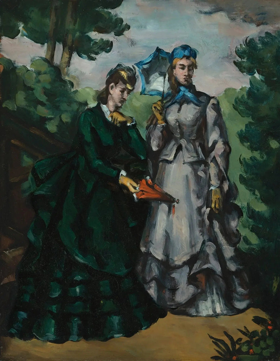 Gåturen - Paul Cézanne