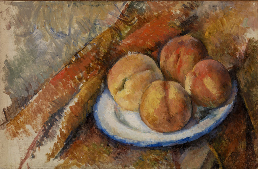 Fire ferskner på en tallerken - Paul Cézanne
