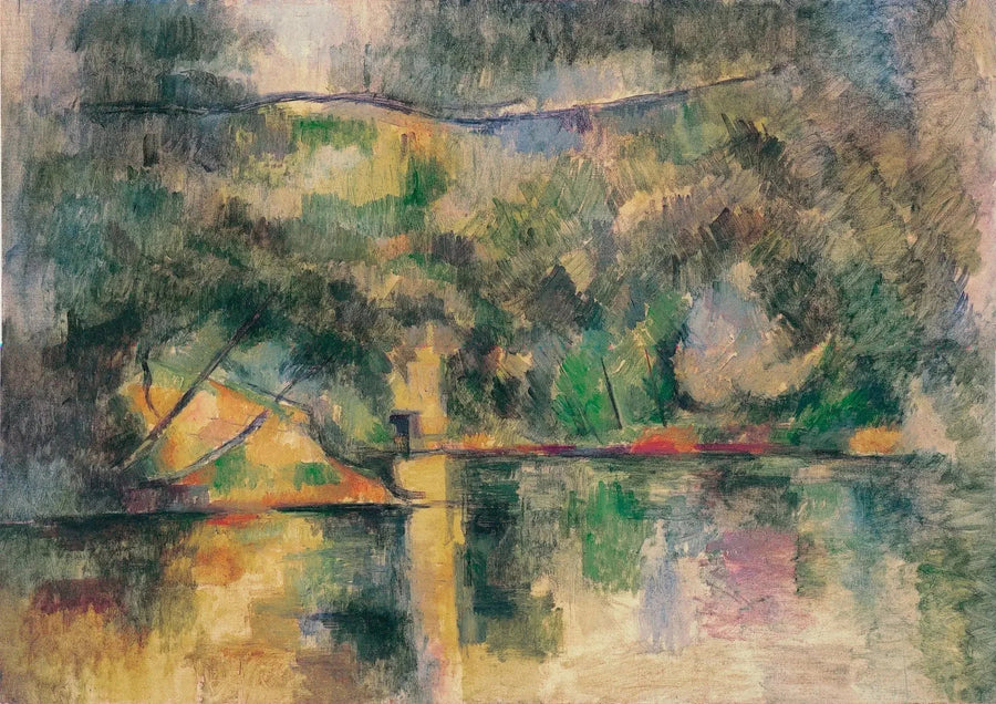Refleksioner i vandet - Paul Cézanne