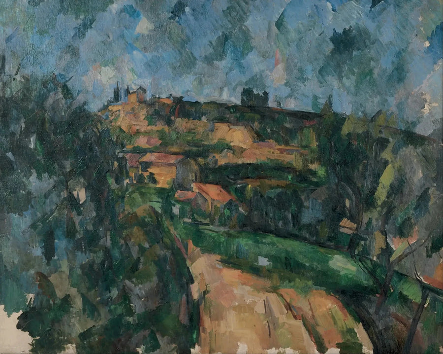 Den snoede vej øverst på Lauves-stien - Paul Cézanne