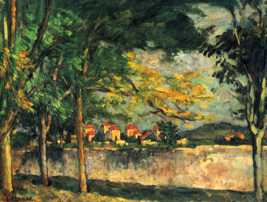 Vejen; Muren - Paul Cézanne