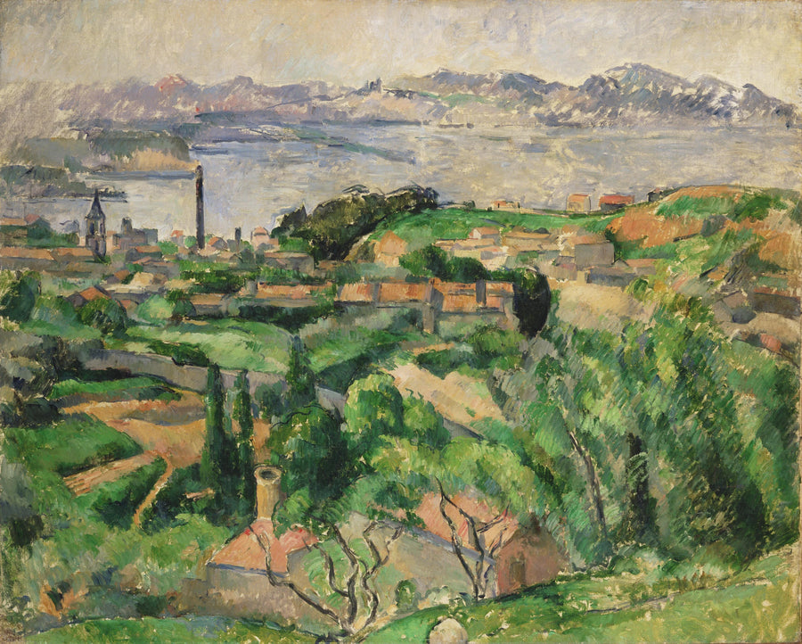 Saint-Henri og Marseille-bugten - Paul Cézanne