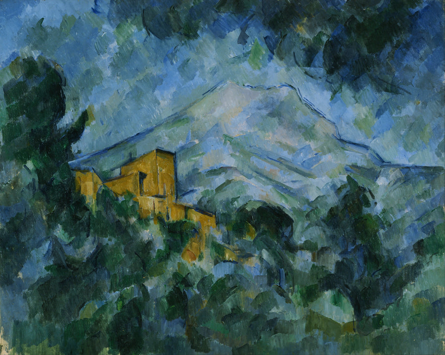 La Montagne Sainte-Victoire og Château Noir - Paul Cézanne