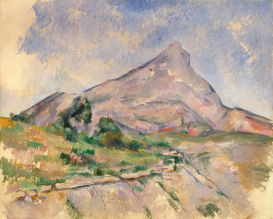 La Montagne Sainte-Victoire set fra Infernets - Paul Cézanne