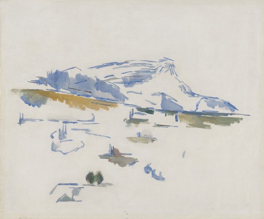 La Montagne Sainte-Victoire set fra Lauves - Paul Cézanne
