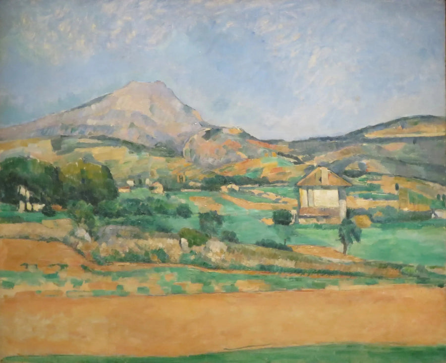 La Montagne Sainte-Victoire set fra Valcros-stien (og bastiden La Générale) - Paul Cézanne