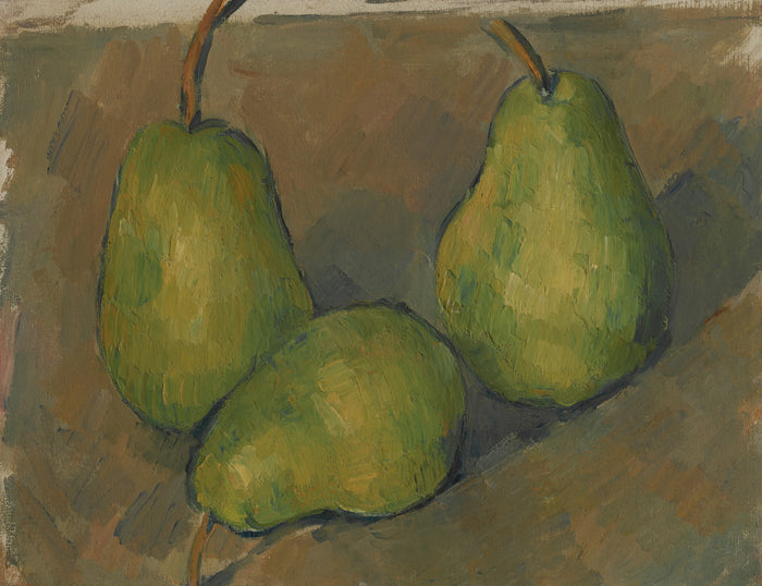 Tre pærer, 1878-1879-Paul Cézanne