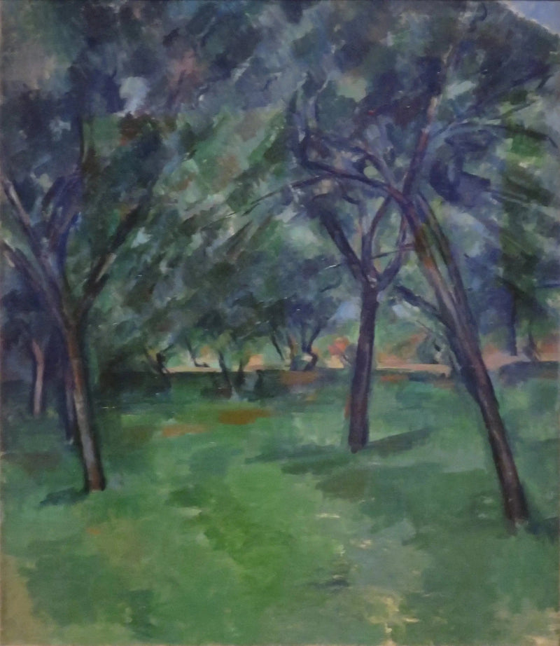 En indhegning - Paul Cézanne