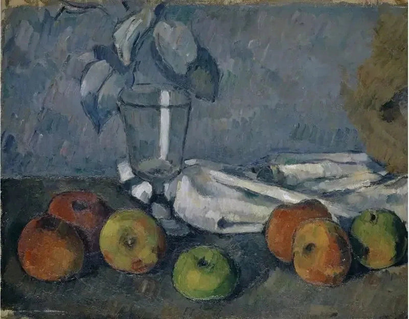Glas og æbler - Paul Cézanne