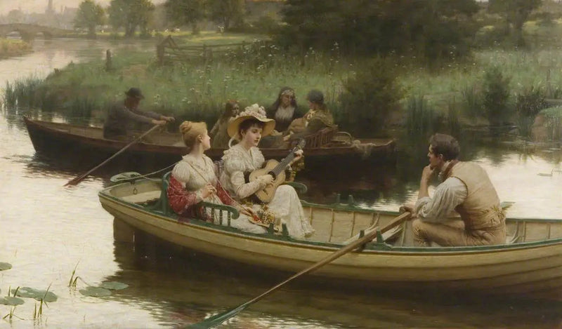Sorg og sang - Edmund Blair Leighton