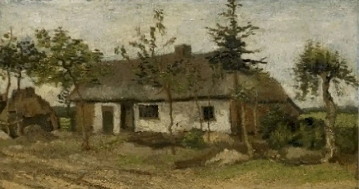 Chalet - Vincent van Gogh image 1 reproduction de peinture à l’huile