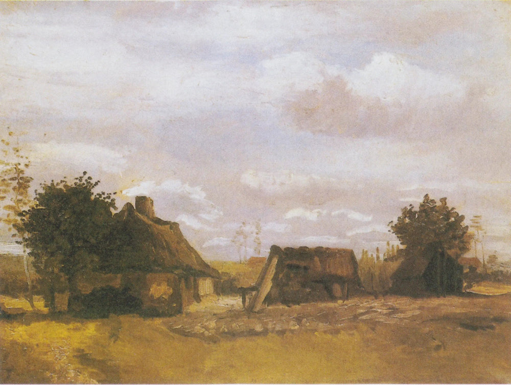 Chalet - Vincent van Gogh image 1 reproduction de peinture à l’huile