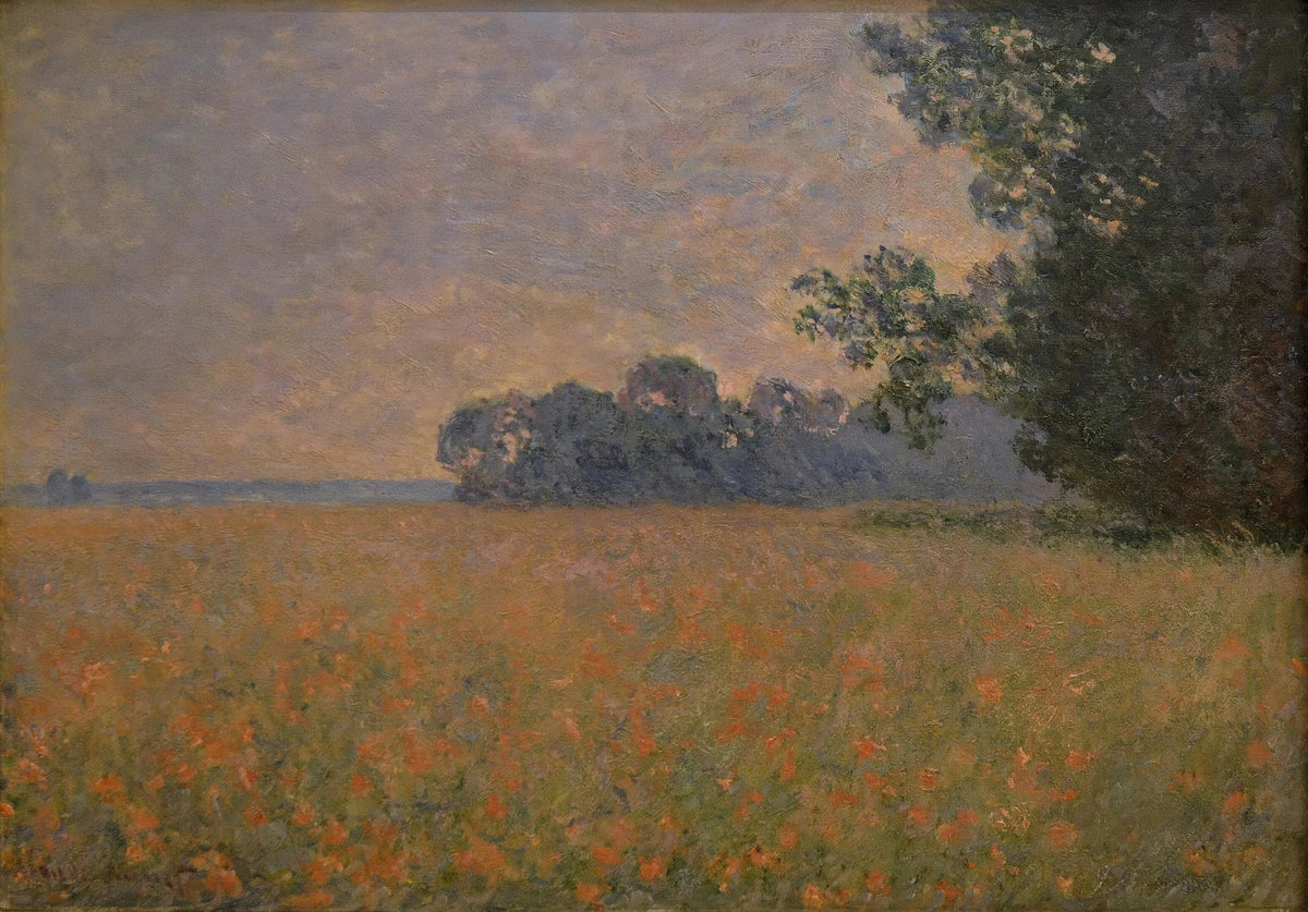 Valmuehavremark W1258 - Claude Monet