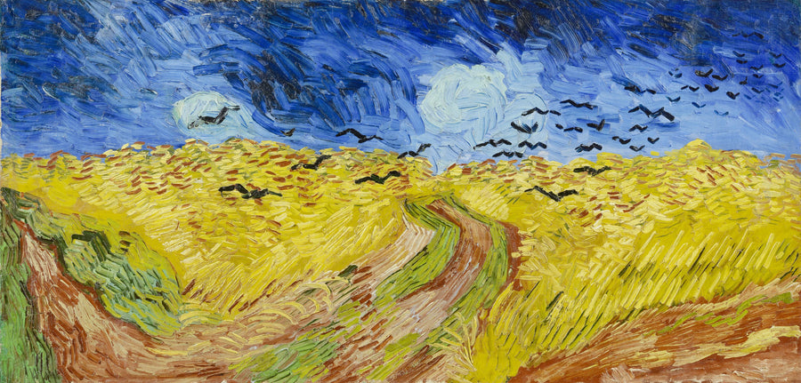 Hvedemark med krager - Vincent van Gogh