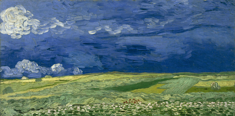 Hvedemark under tordenskyer - Vincent van Gogh