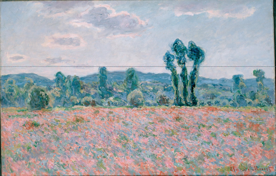 Valmuemarker i Giverny - Claude Monet