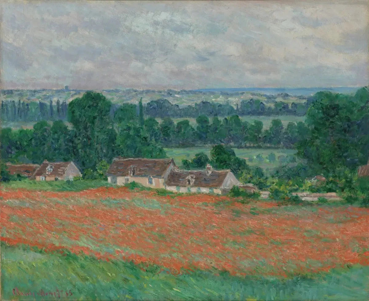Champ de coquelicots à Giverny W997 par Claude Monet, Virginia Museum of Fine Arts