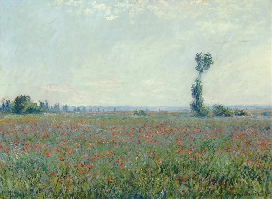 Valmuemark W677 - Claude Monet