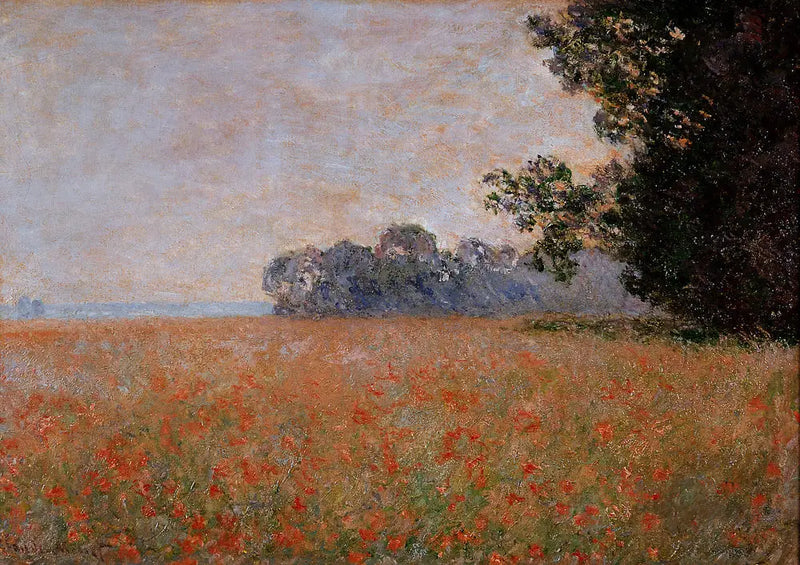 Havremark med snegle - Claude Monet
