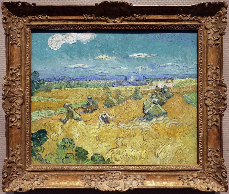 Hvedemark med neg og mejetærsker - Vincent van Gogh