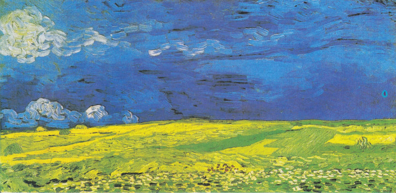 Hvedemark under tordenskyer - Vincent van Gogh