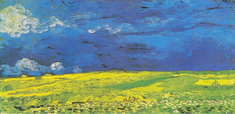Hvedemark under tordenskyer - Vincent van Gogh