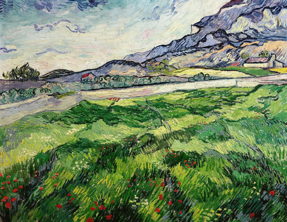 Champ de blé vert - Vincent van Gogh image 1 reproduction d’œuvre d’art à l’huile