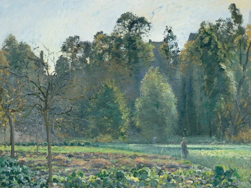 Kålmark, Pontoise - Camille Pissarro