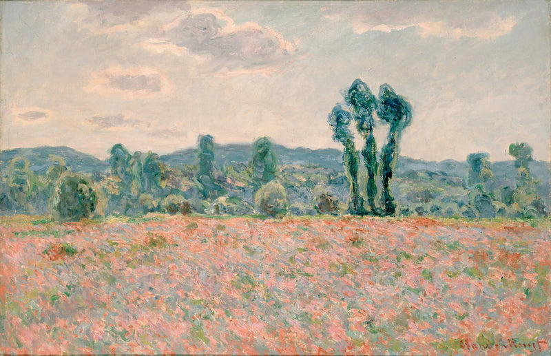 Valmuefelt - Claude Monet
