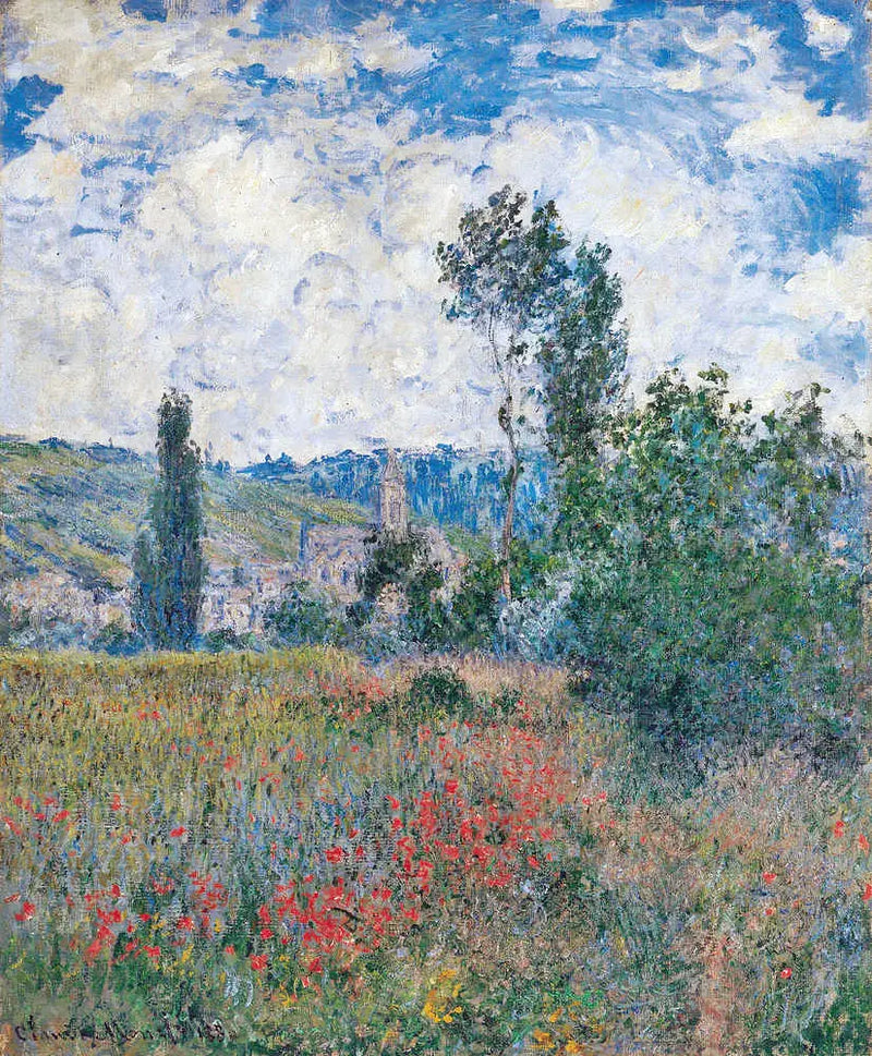 Valmuefelt - Claude Monet