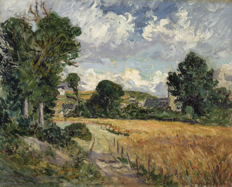 Majsmark i Saint-Jean-du-Doigt-dalen - Maxime Maufra