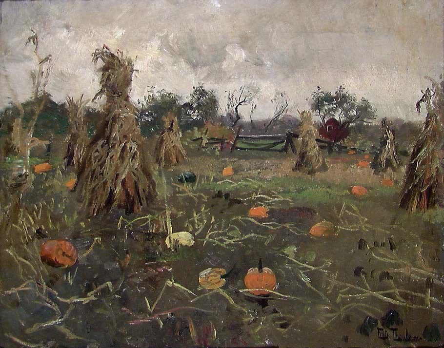 Melonmark nær Pittsburgh, USA - Frits Thaulow