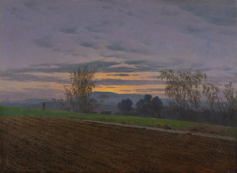 Pløjet mark - Caspar David Friedrich